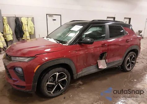 2021 Chevrolet Trailblazer Awd Rs из США, поврежденный, VIN KL79MUSL9MB048579